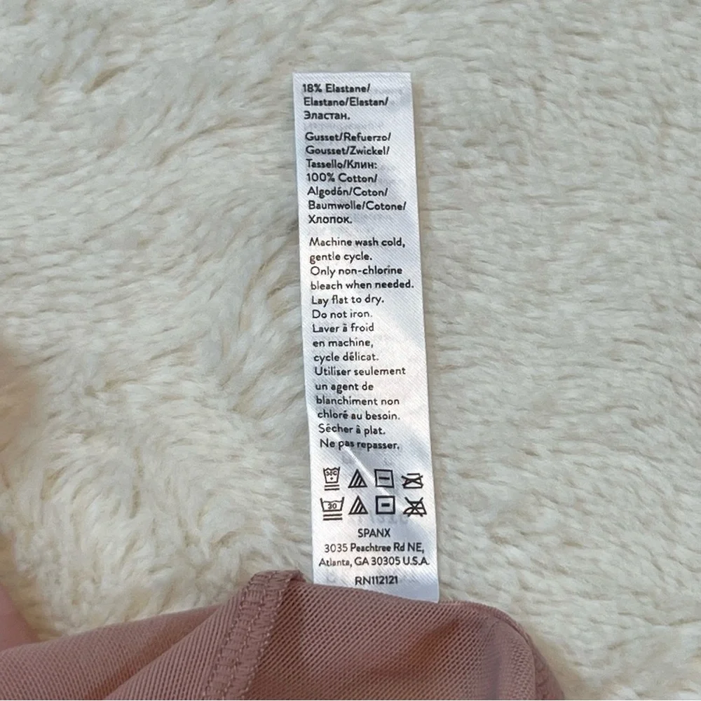 Red Hot Spanx Blush Nude Lace Panty Body Suit Size 2XL - Picture 8 of 13